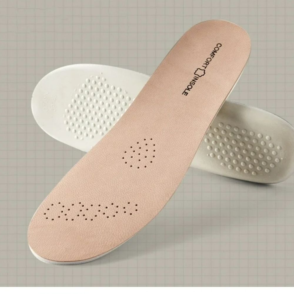 Leather Latex Sports Insole Sheepskin Cowhide Insoles for Shoes Arch Support